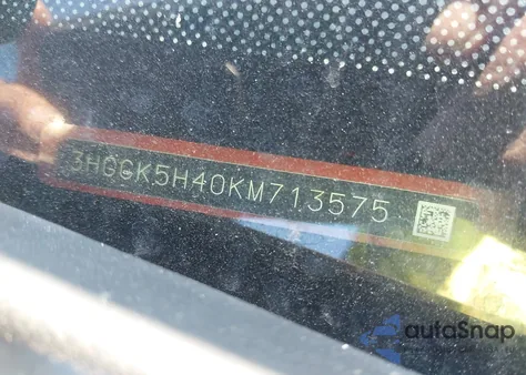 2019 Honda Fit Lx z USA, uszkodzony, nr VIN 3HGGK5H40KM713575